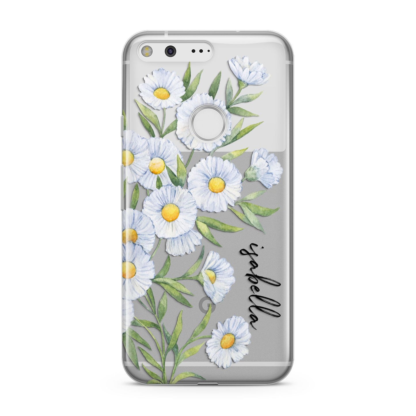 Personalised Daisy Flower Google Pixel Case