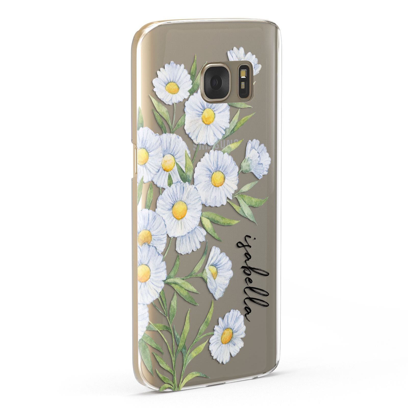 Personalised Daisy Flower Samsung Galaxy Case Fourty Five Degrees