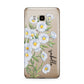 Personalised Daisy Flower Samsung Galaxy J7 2016 Case on gold phone