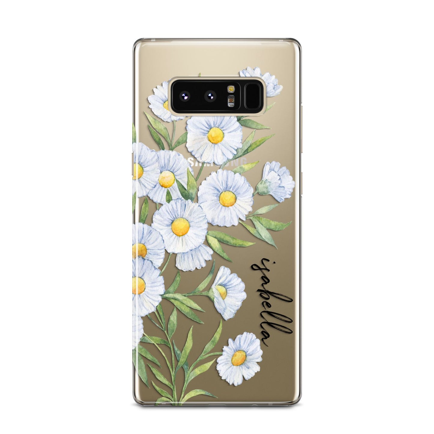 Personalised Daisy Flower Samsung Galaxy Note 8 Case