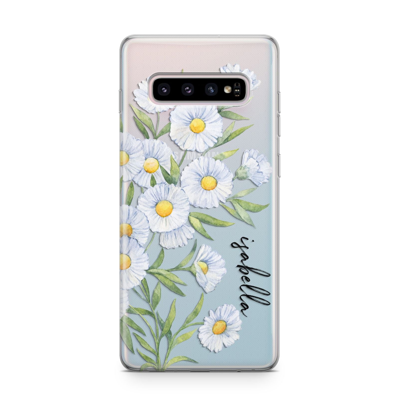 Personalised Daisy Flower Samsung Galaxy S10 Plus Case