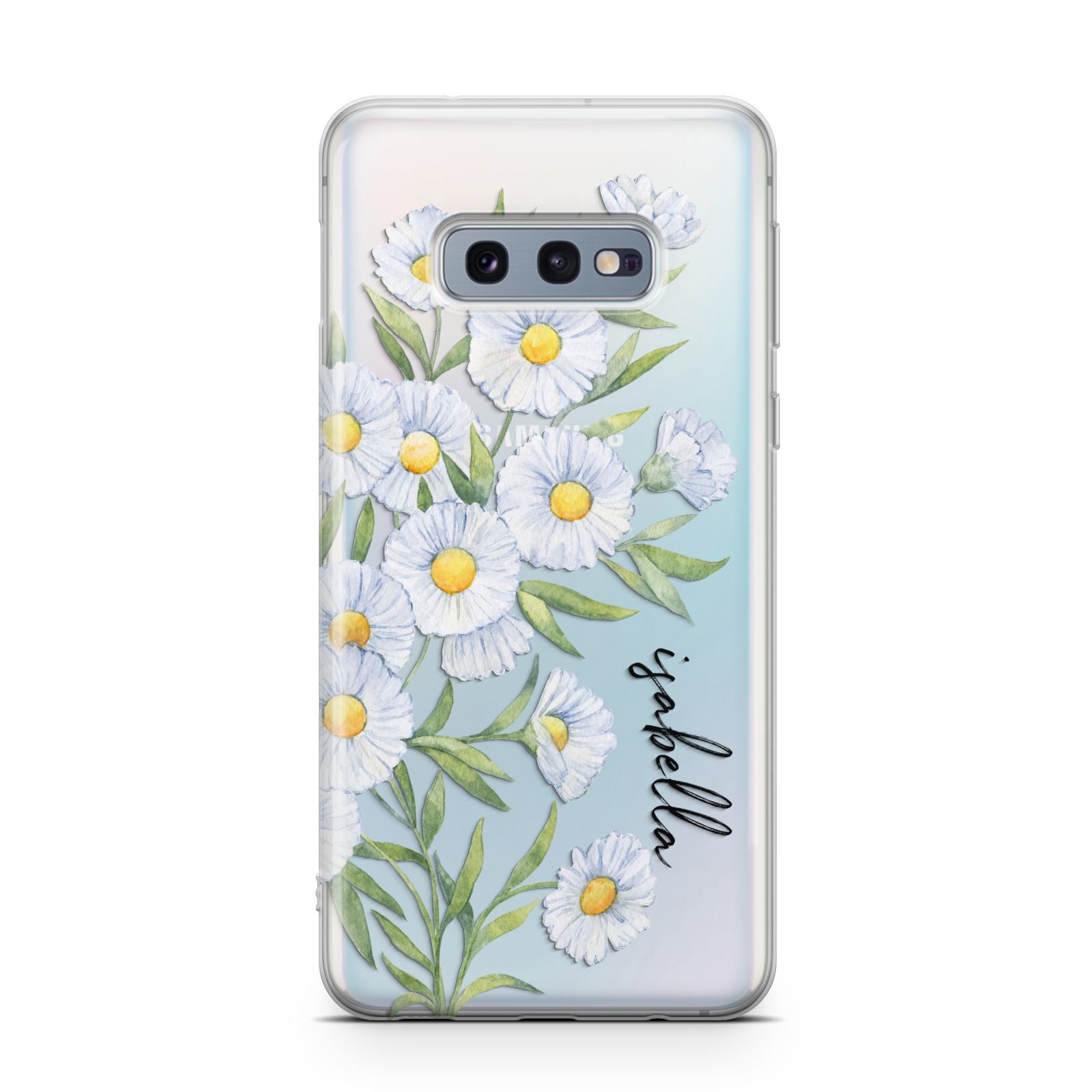 Personalised Daisy Flower Samsung Galaxy S10E Case