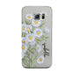 Personalised Daisy Flower Samsung Galaxy S6 Edge Case