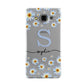 Personalised Daisy Initial Name Samsung Galaxy A3 Case