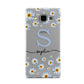 Personalised Daisy Initial Name Samsung Galaxy A5 Case