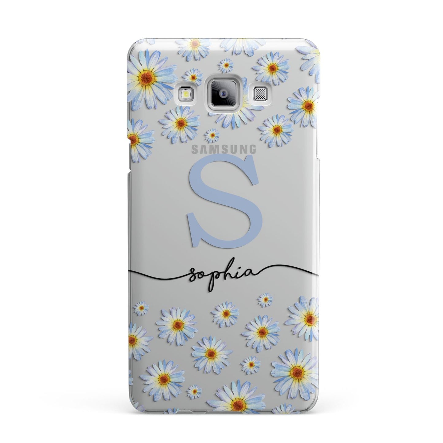 Personalised Daisy Initial Name Samsung Galaxy A7 2015 Case