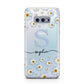 Personalised Daisy Initial Name Samsung Galaxy S10E Case
