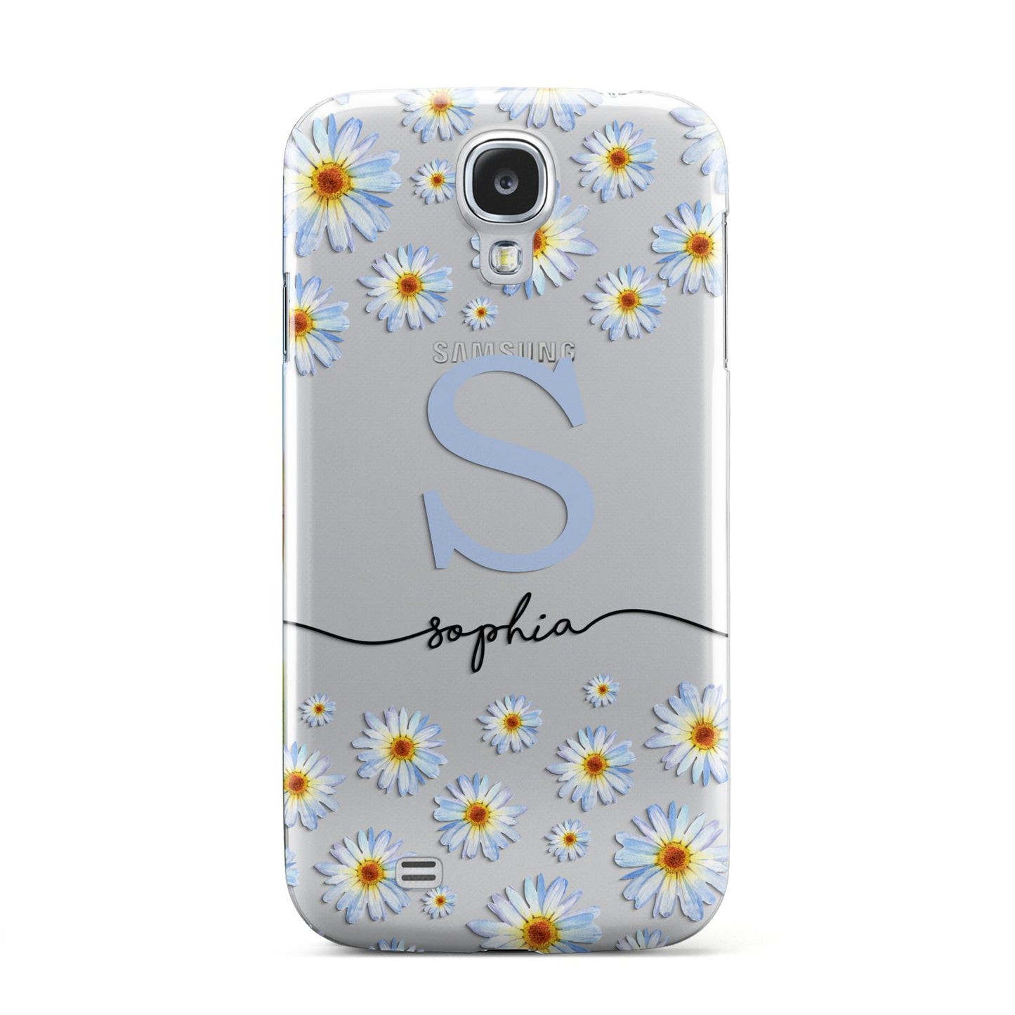 Personalised Daisy Initial Name Samsung Galaxy S4 Case