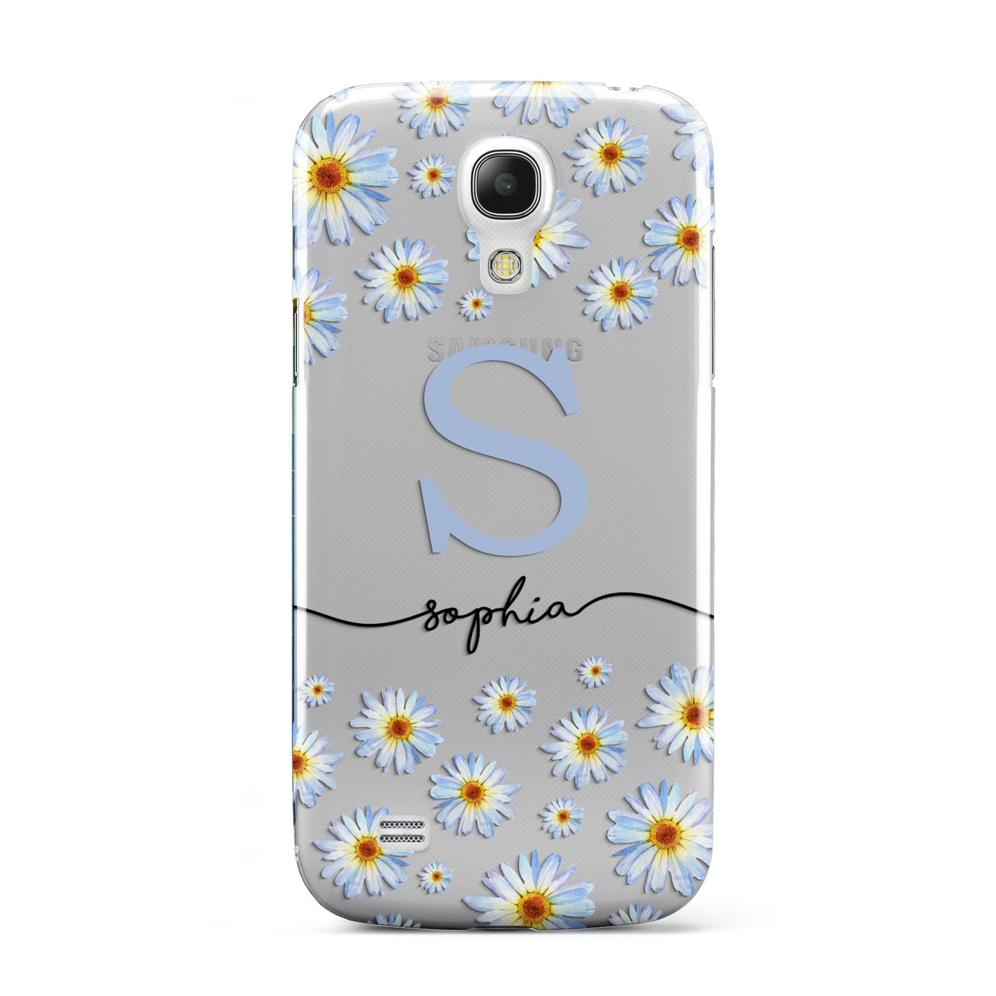 Personalised Daisy Initial Name Samsung Galaxy S4 Mini Case