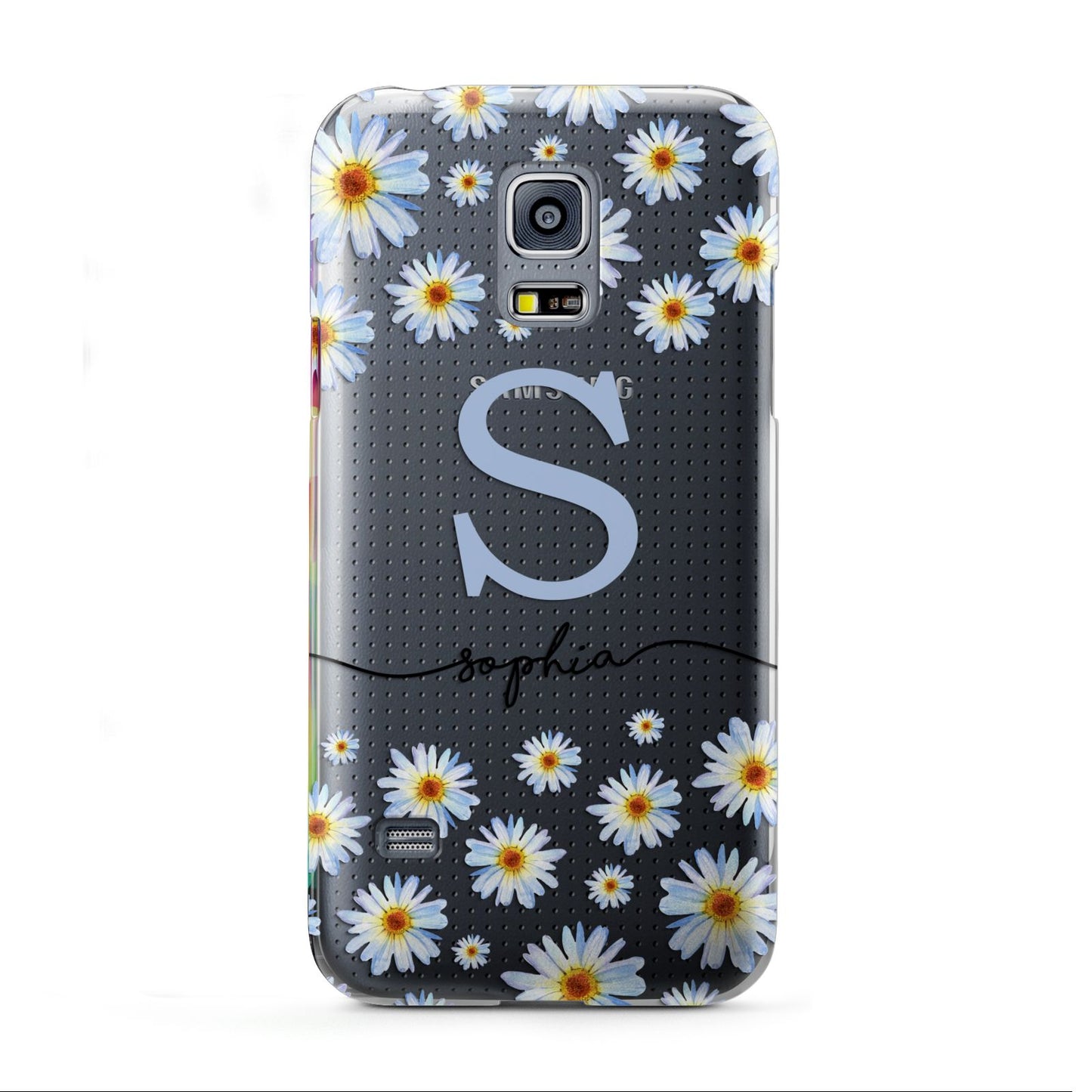Personalised Daisy Initial Name Samsung Galaxy S5 Mini Case