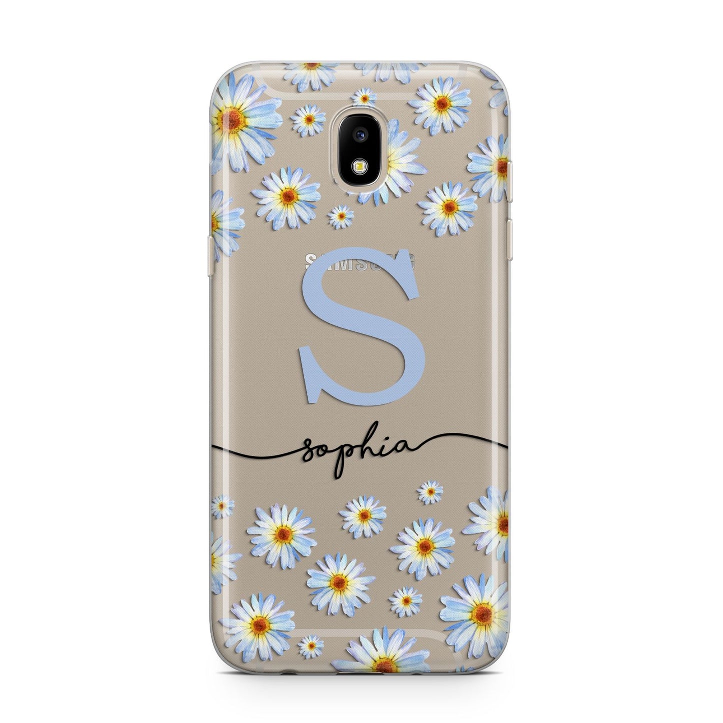 Personalised Daisy Initial Name Samsung J5 2017 Case