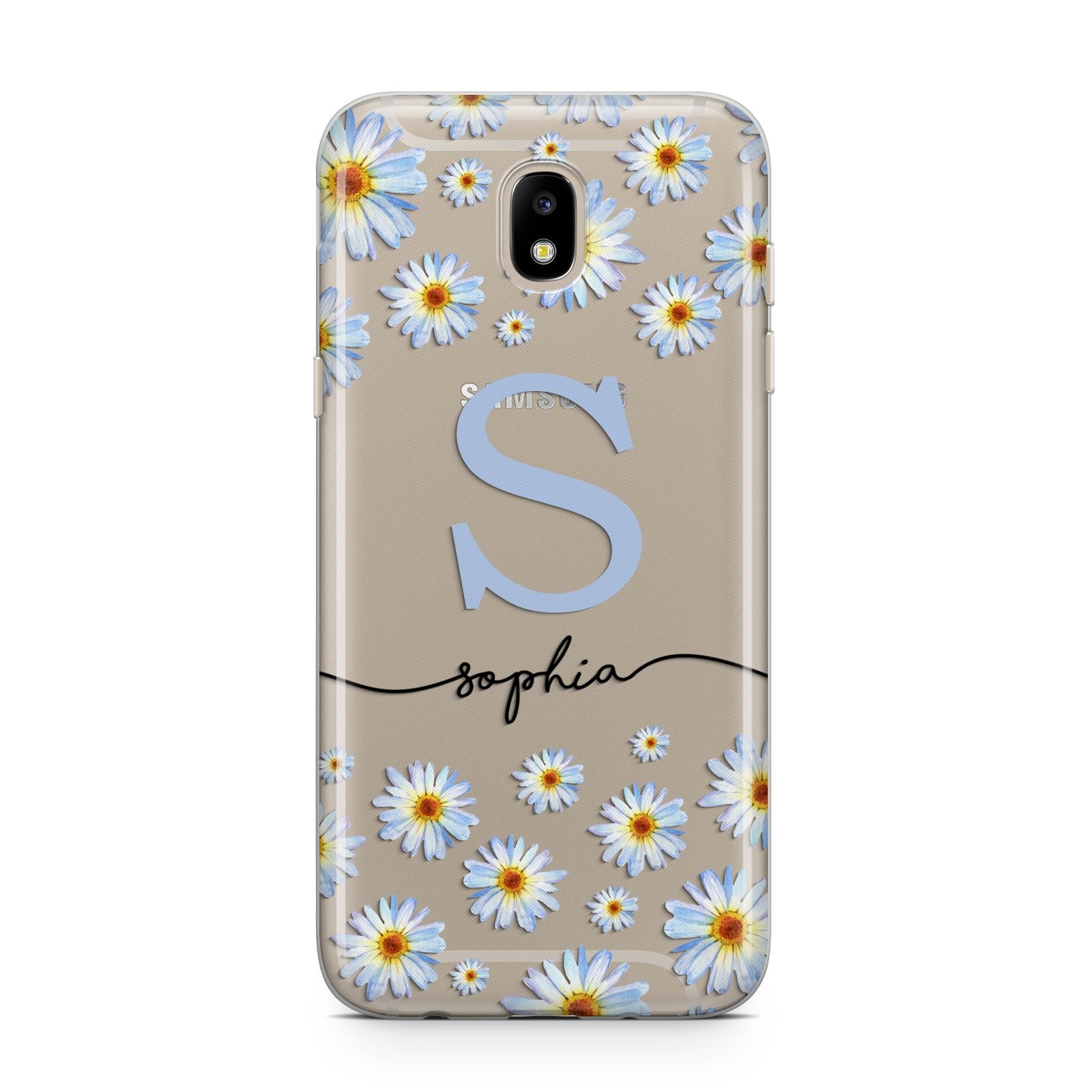 Personalised Daisy Initial Name Samsung J5 2017 Case