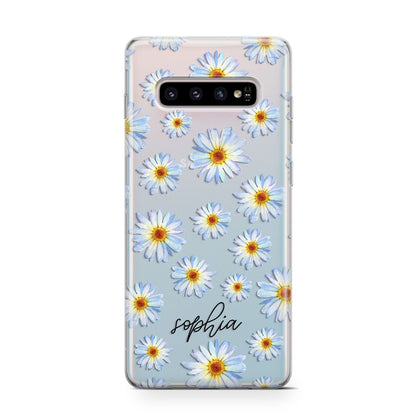 Personalised Daisy Samsung Galaxy S10 Case