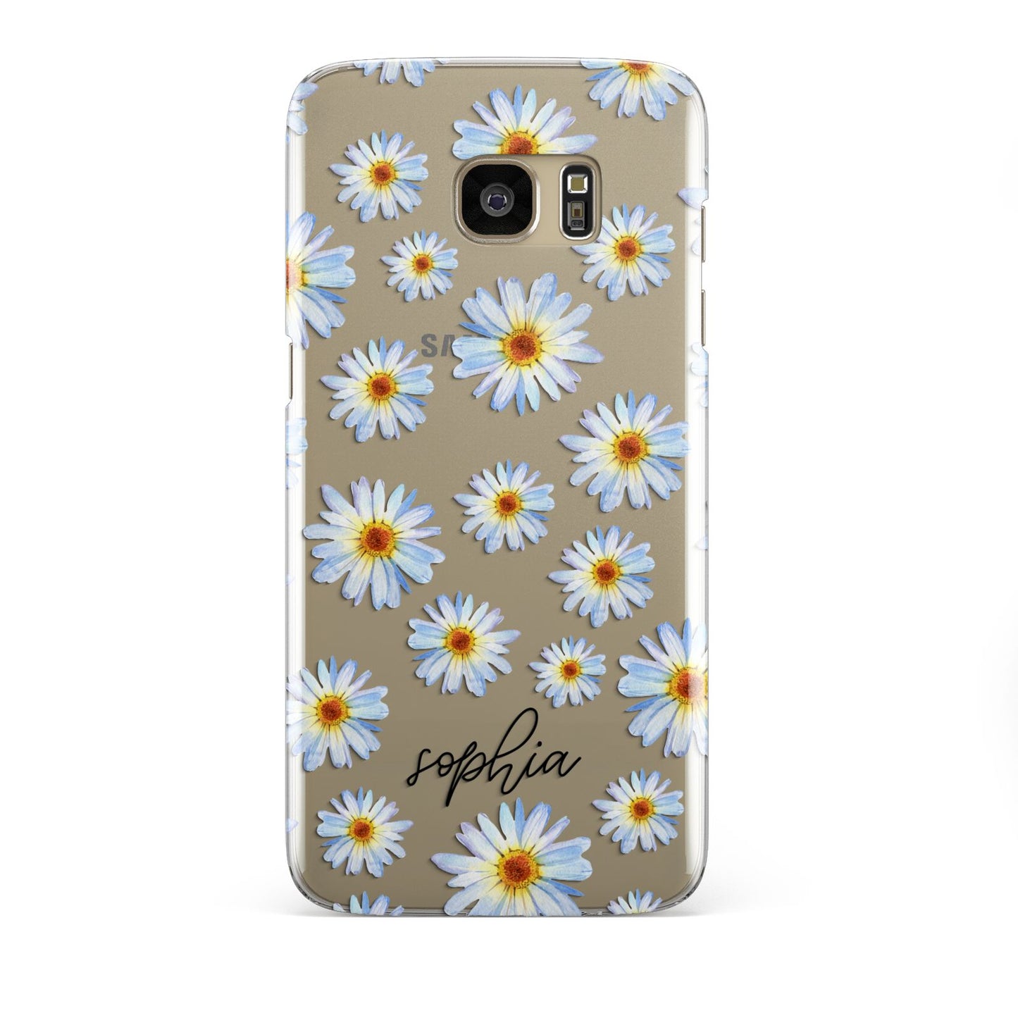 Personalised Daisy Samsung Galaxy S7 Edge Case
