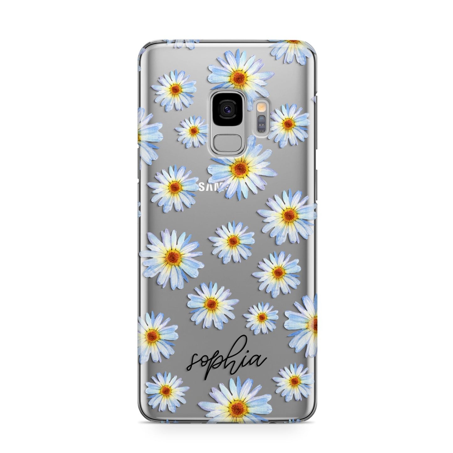Personalised Daisy Samsung Galaxy S9 Case