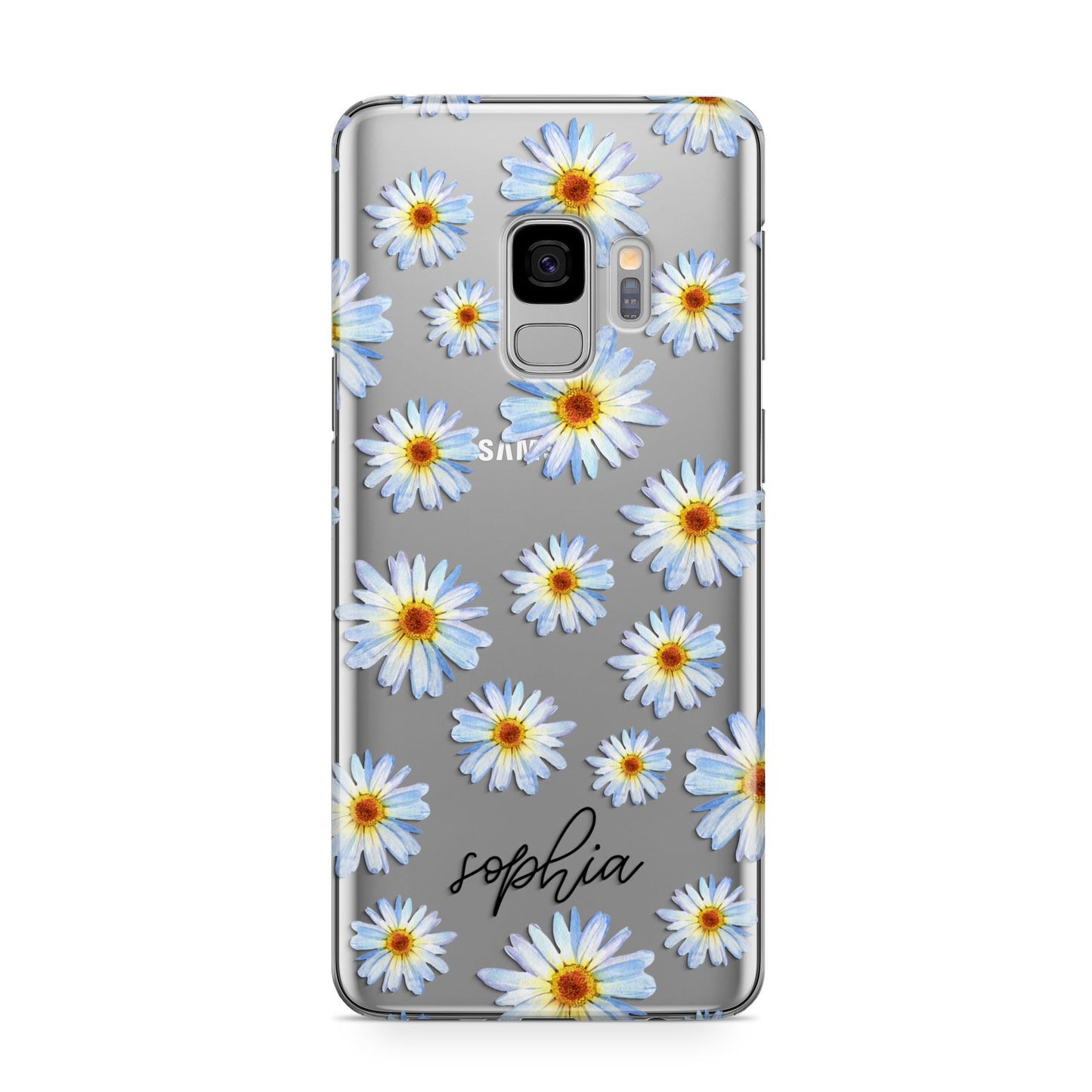 Personalised Daisy Samsung Galaxy S9 Case