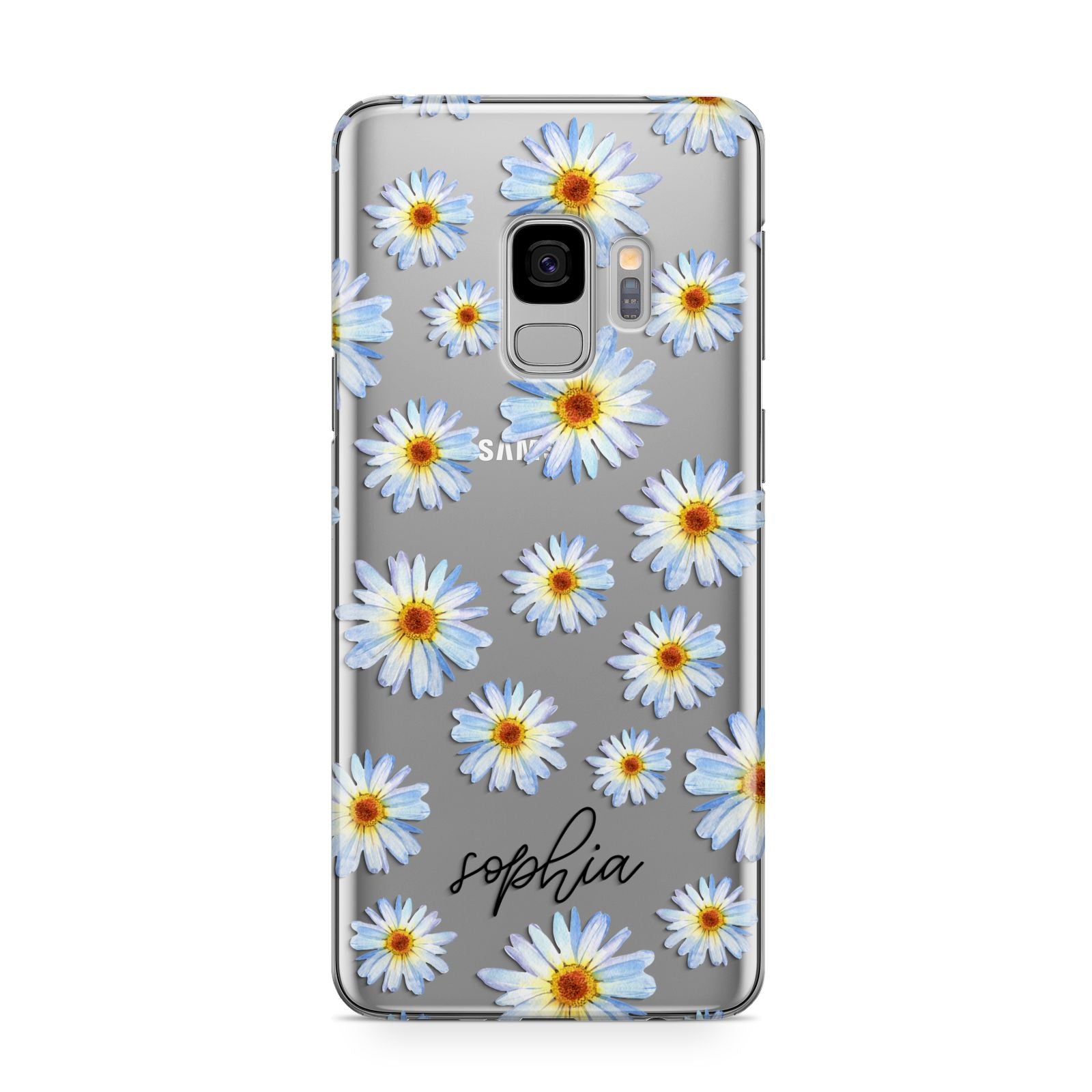 Personalised Daisy Samsung Galaxy S9 Case