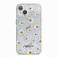 Personalised Daisy iPhone 13 TPU Impact Case with White Edges