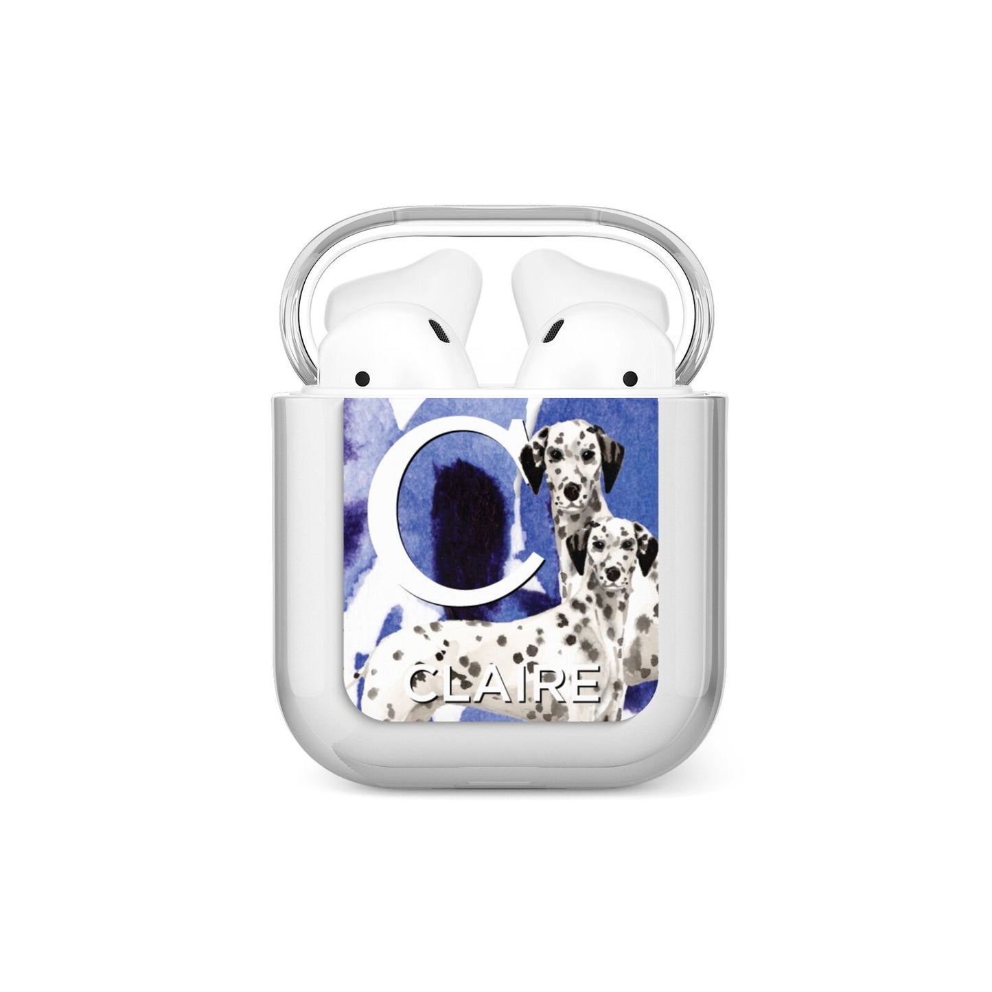 Personalised Dalmatian AirPods Case