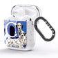 Personalised Dalmatian AirPods Glitter Case Side Image