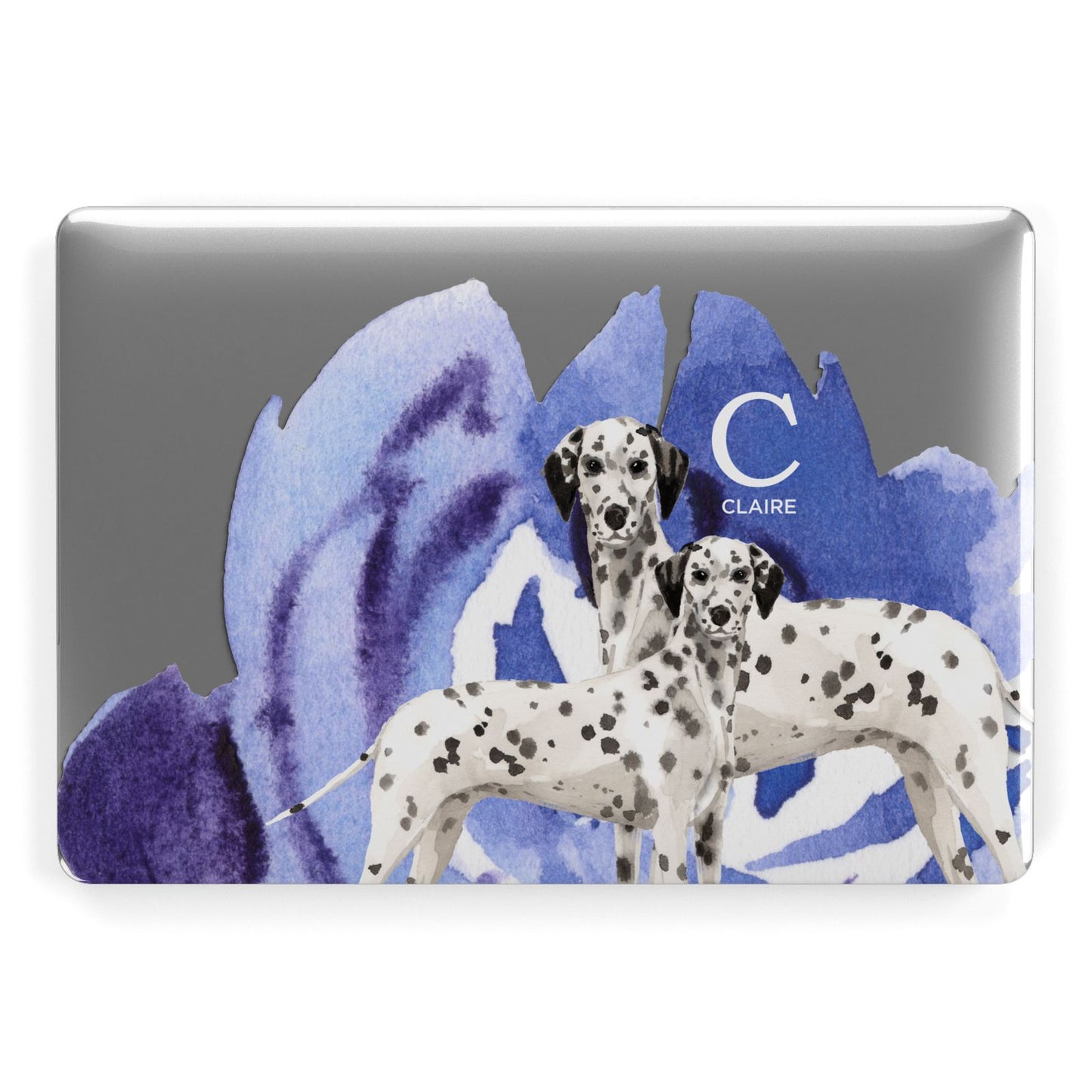 Personalised Dalmatian Apple MacBook Case
