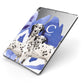 Personalised Dalmatian Apple iPad Case on Grey iPad Side View