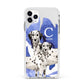 Personalised Dalmatian Apple iPhone 11 Pro Max in Silver with White Impact Case