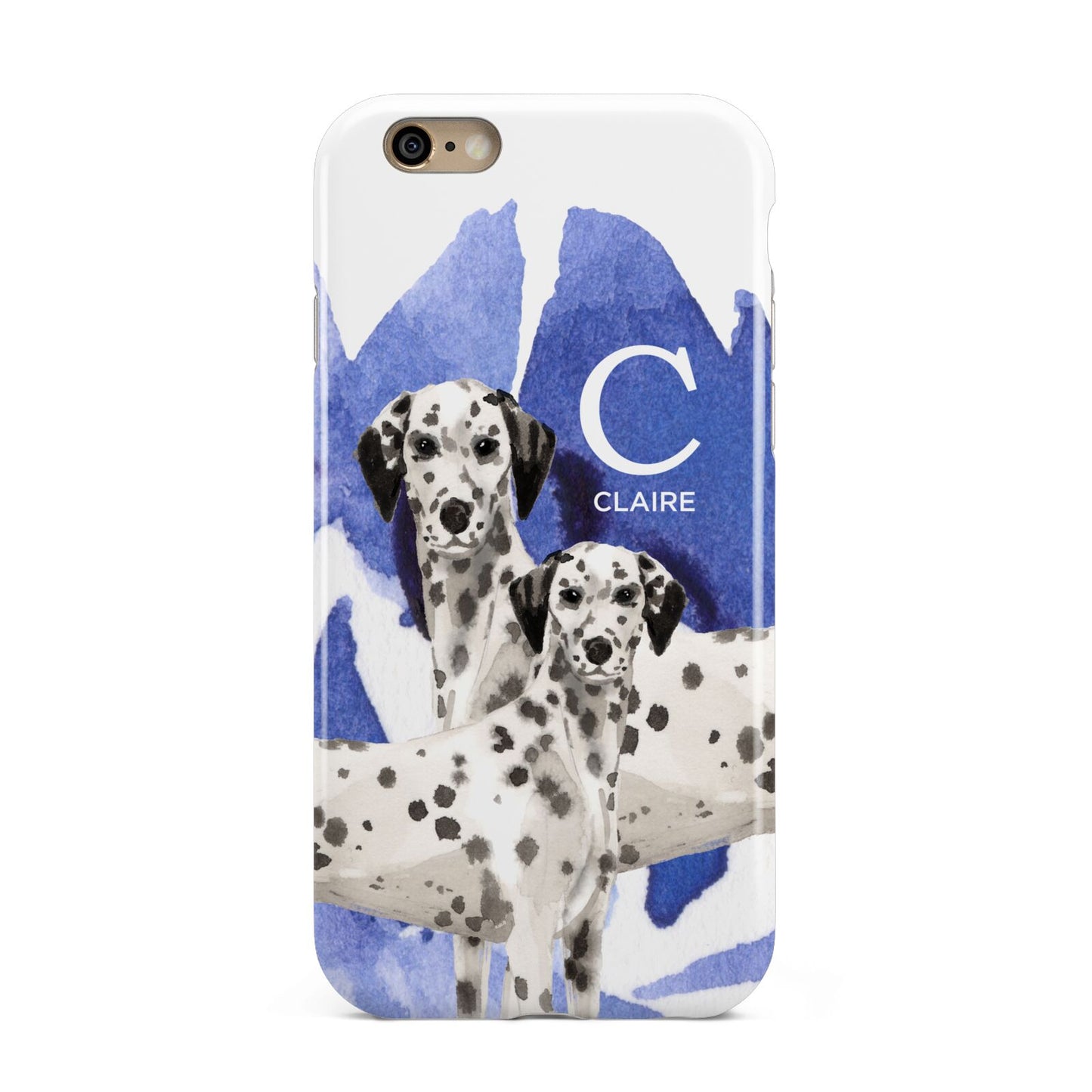 Personalised Dalmatian Apple iPhone 6 3D Tough Case