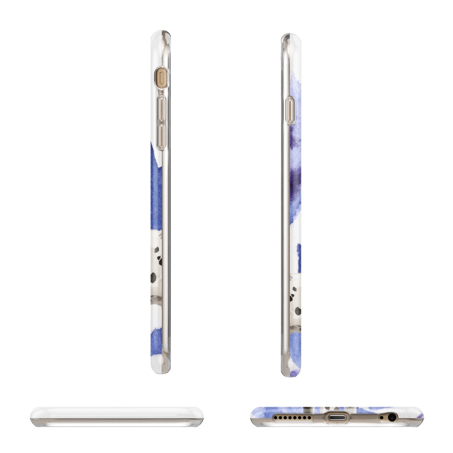 Personalised Dalmatian Apple iPhone 6 Plus 3D Wrap Tough Case Alternative Image Angles