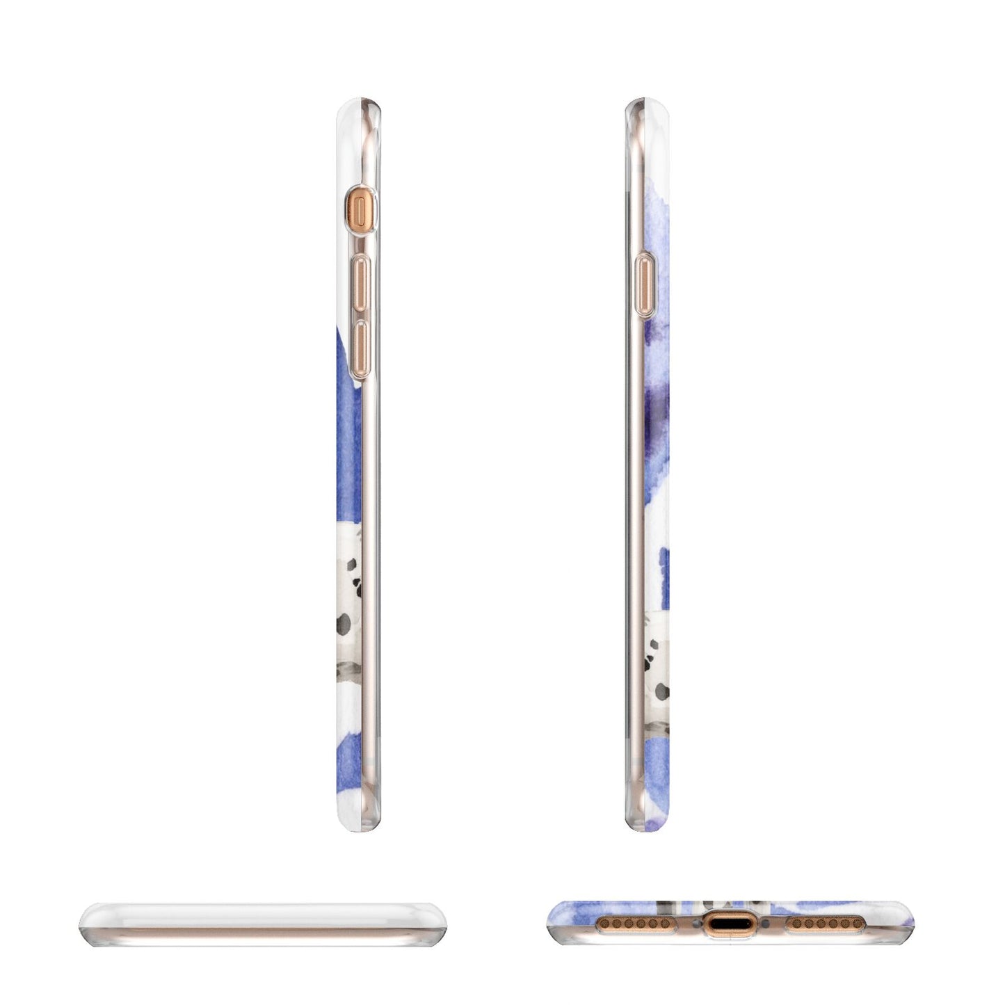 Personalised Dalmatian Apple iPhone 7 8 3D Wrap Tough Case Alternative Image Angles