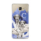 Personalised Dalmatian Samsung Galaxy A5 2016 Case on gold phone