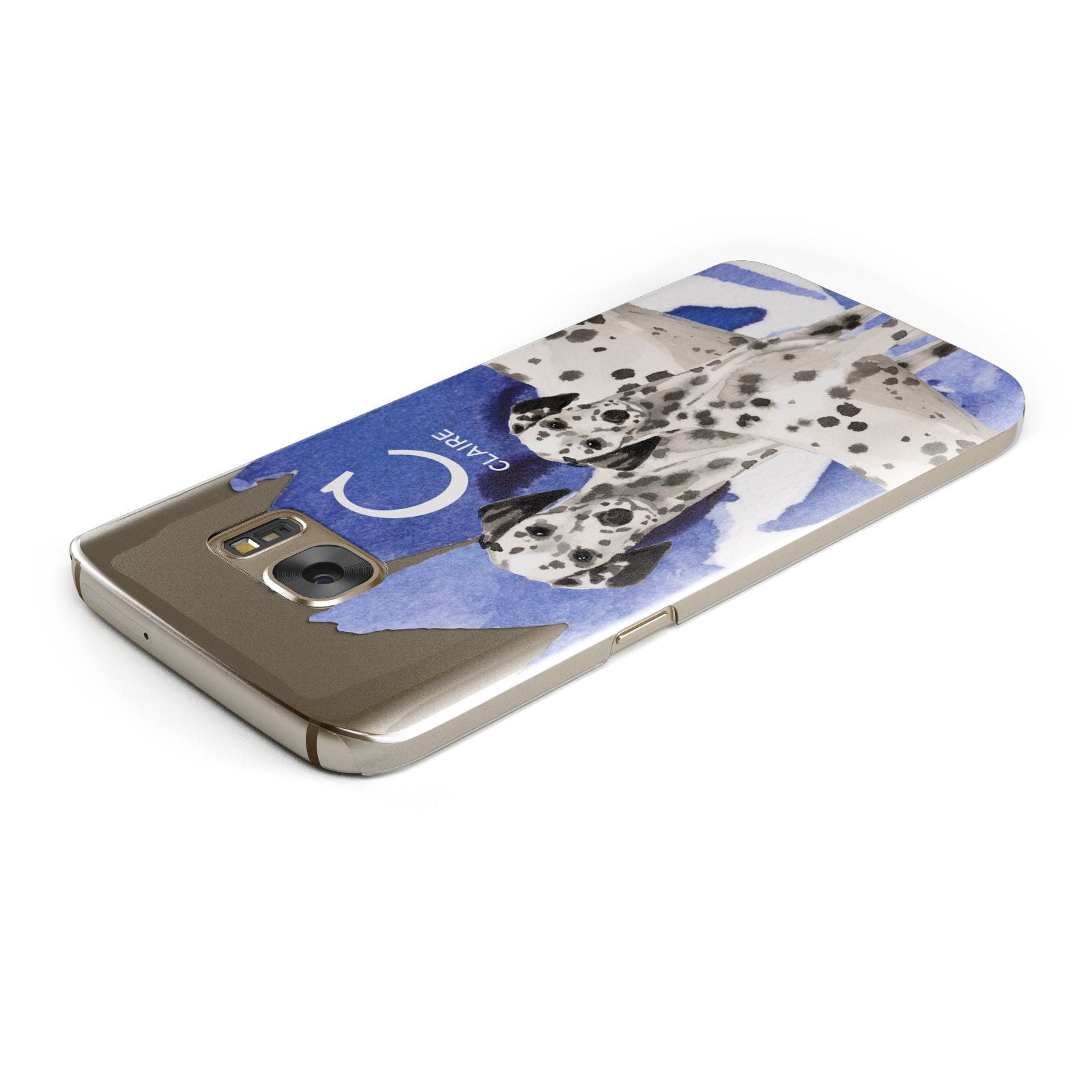 Personalised Dalmatian Samsung Galaxy Case Top Cutout