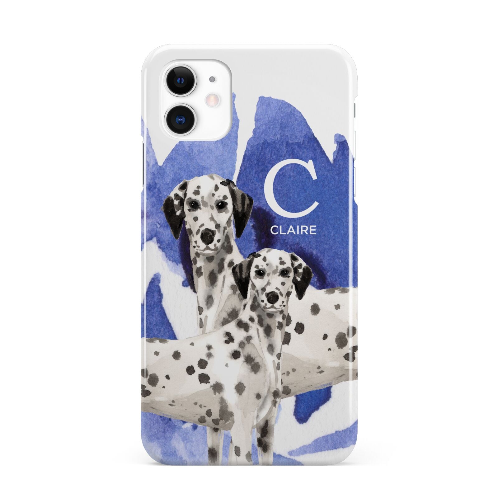 Personalised Dalmatian iPhone 11 3D Snap Case
