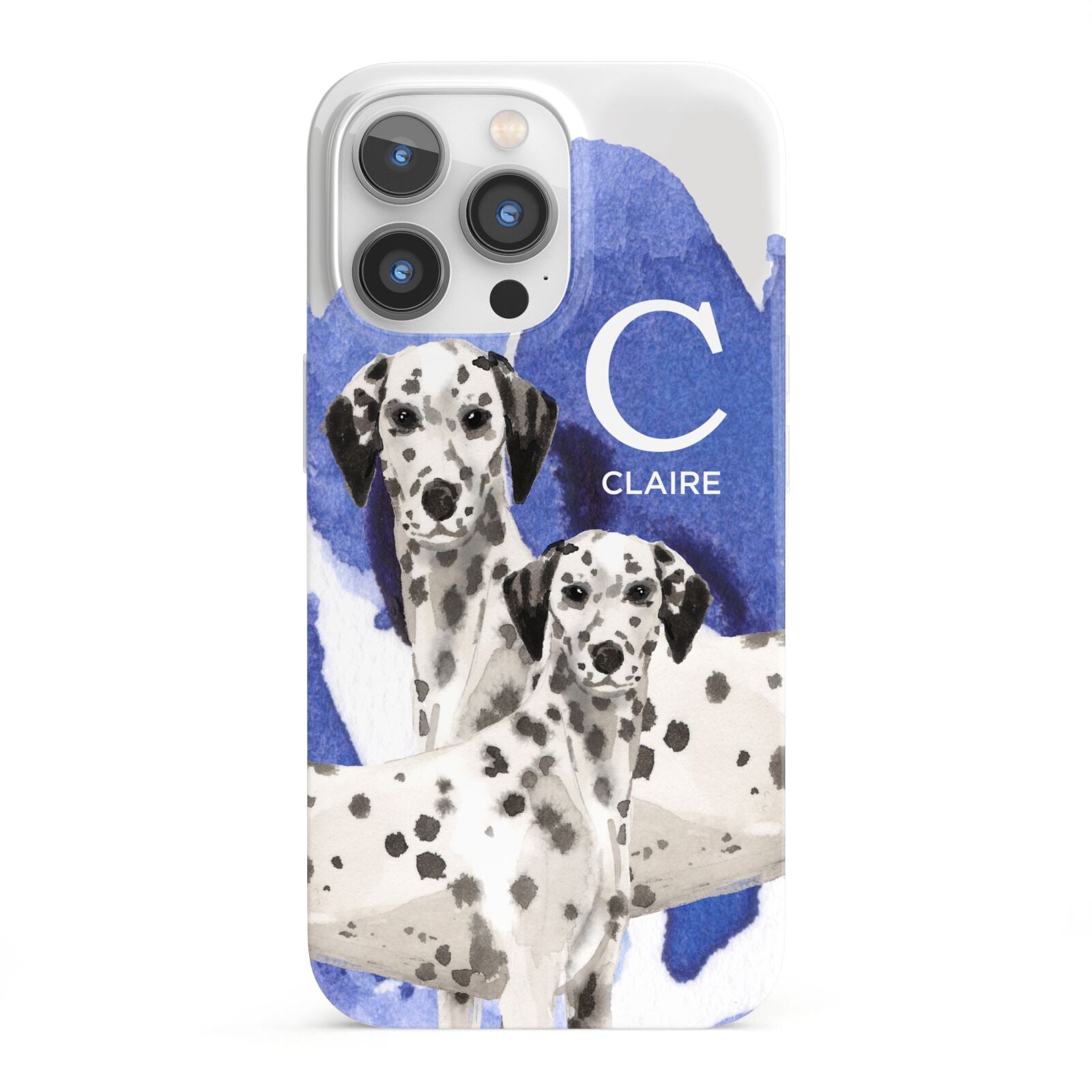 Personalised Dalmatian iPhone 13 Pro Full Wrap 3D Snap Case