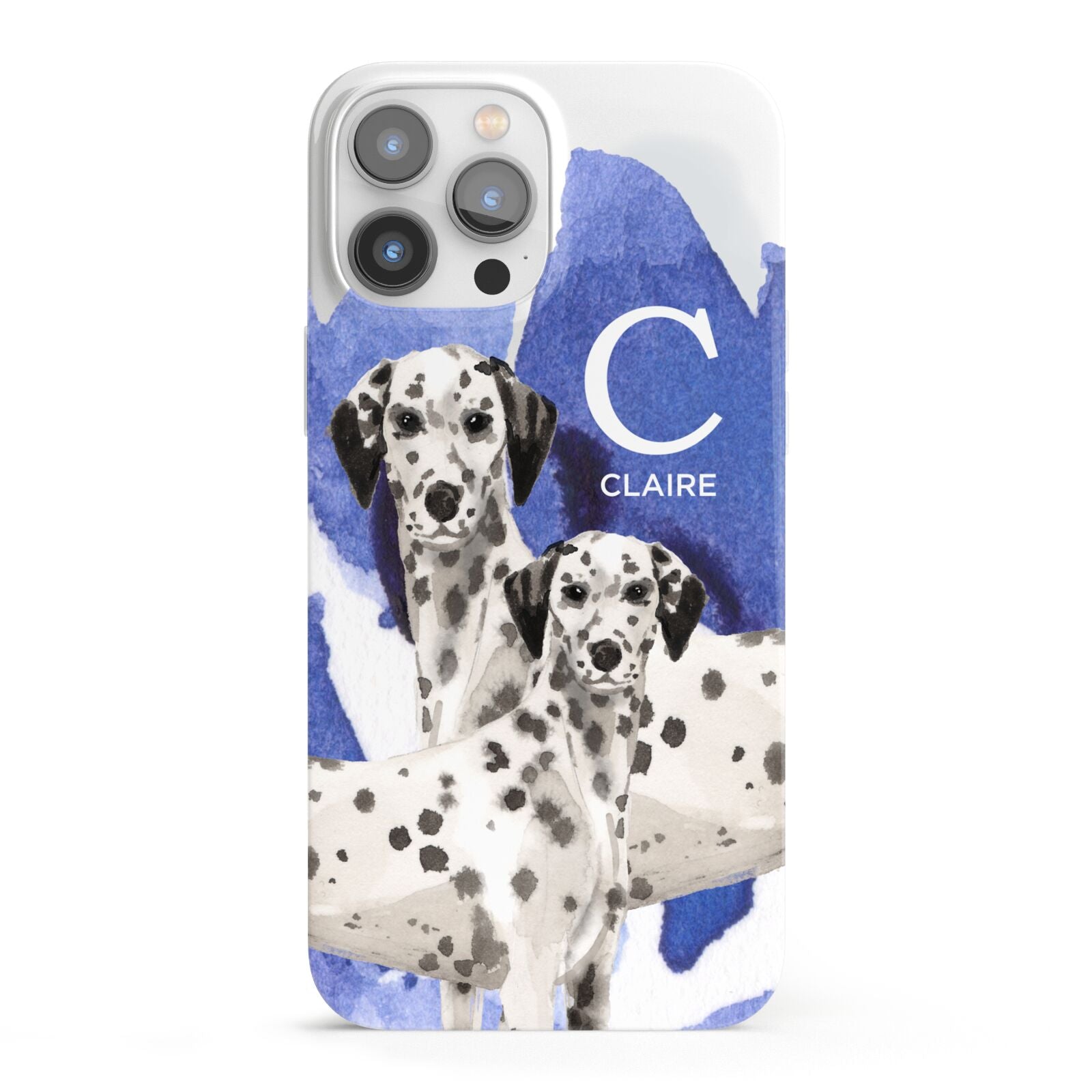 Personalised Dalmatian iPhone 13 Pro Max Full Wrap 3D Snap Case