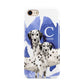 Personalised Dalmatian iPhone 8 3D Tough Case on Gold Phone