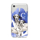 Personalised Dalmatian iPhone 8 Bumper Case on Silver iPhone