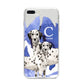 Personalised Dalmatian iPhone 8 Plus Bumper Case on Silver iPhone
