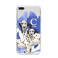 Personalised Dalmatian iPhone 8 Plus Bumper Case on Silver iPhone
