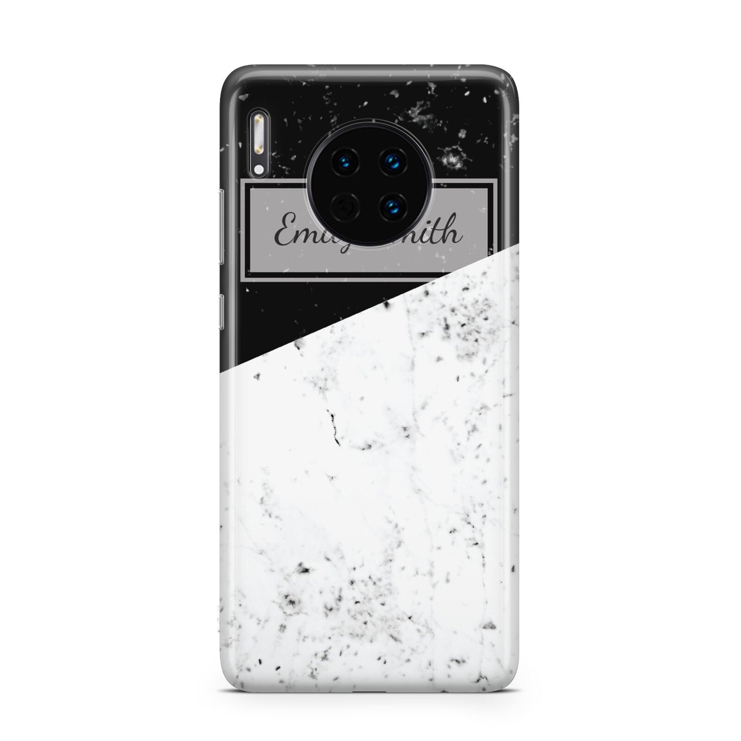 Personalised Day Night Marble Name Initials Huawei Mate 30