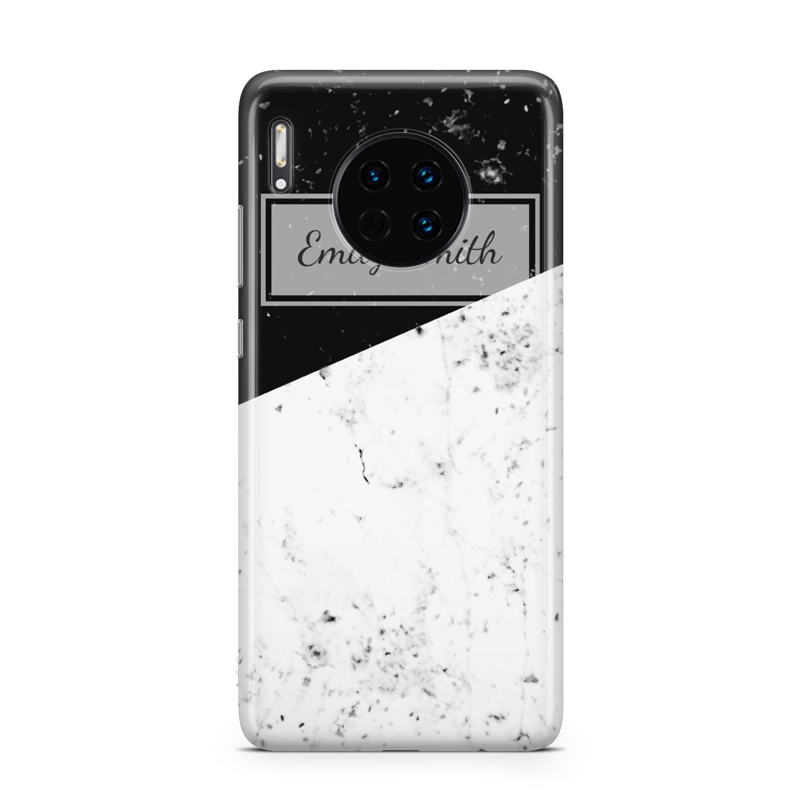 Personalised Day Night Marble Name Initials Huawei Mate 30