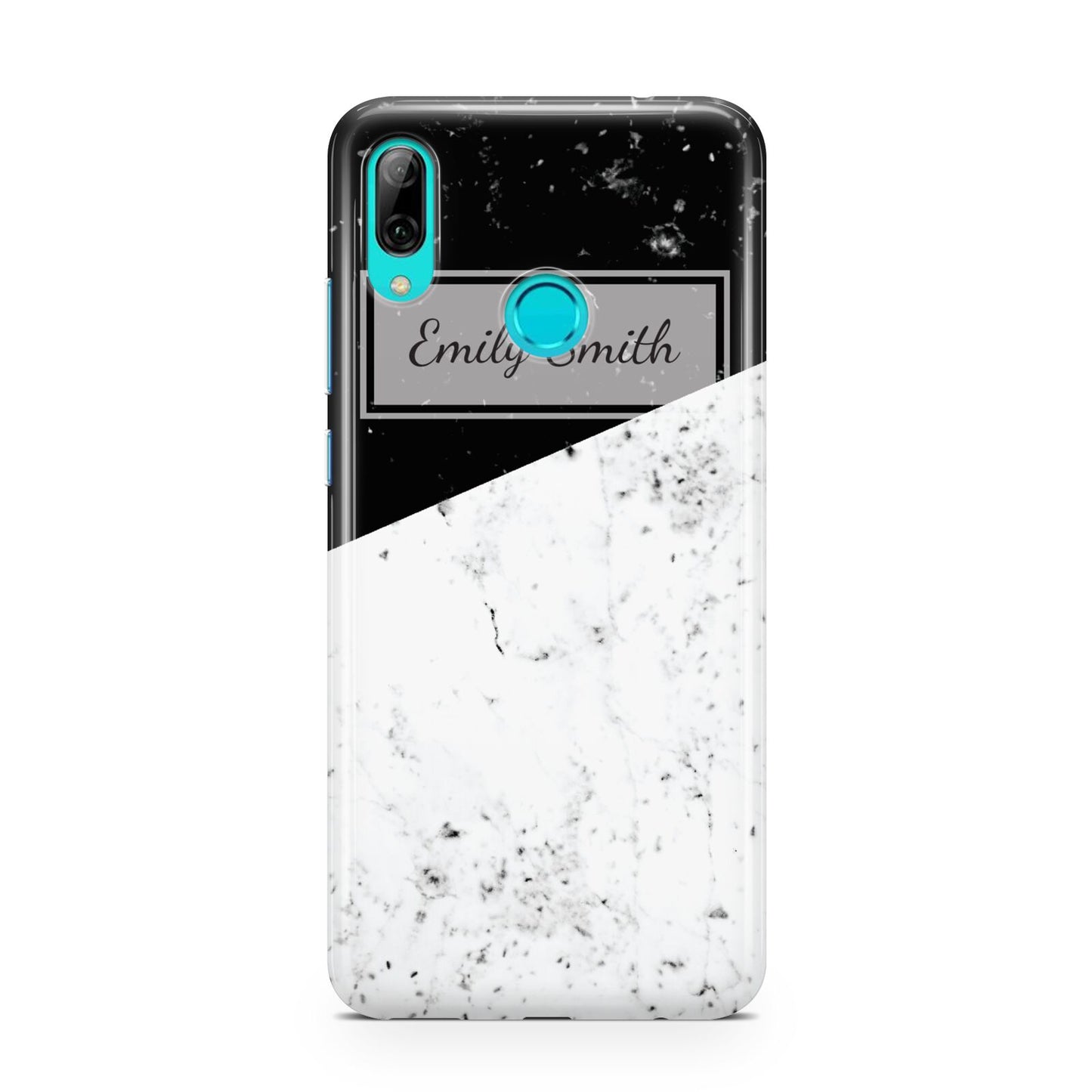 Personalised Day Night Marble Name Initials Huawei P Smart 2019 Case
