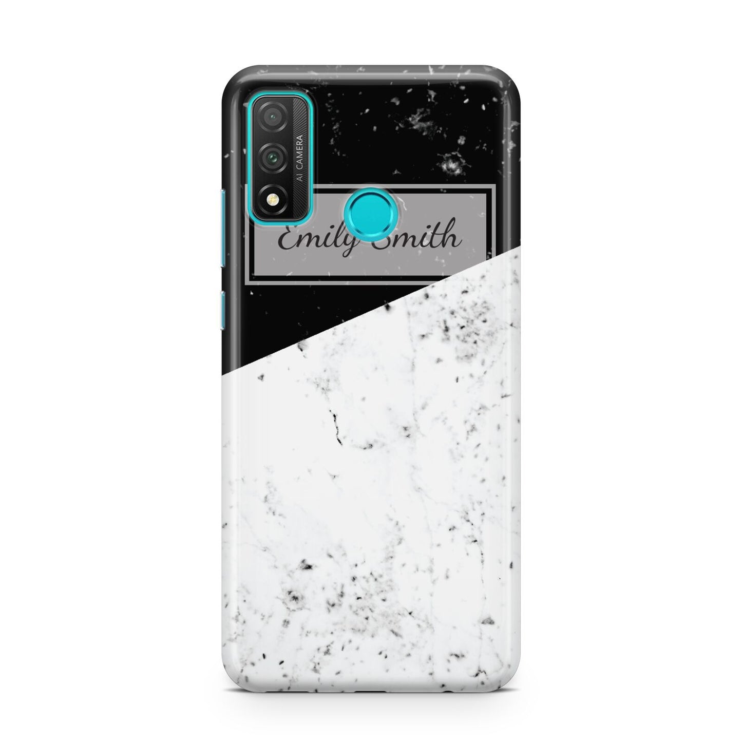 Personalised Day Night Marble Name Initials Huawei P Smart 2020