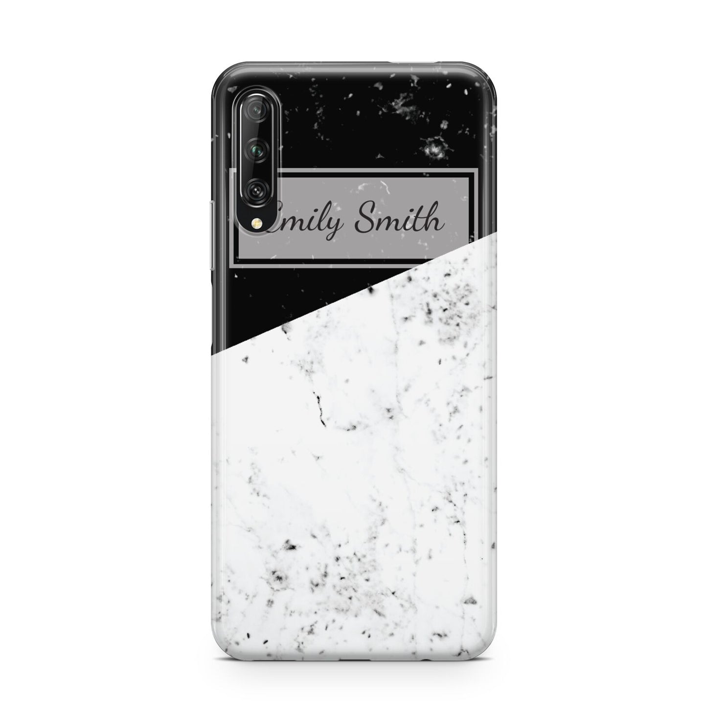 Personalised Day Night Marble Name Initials Huawei P Smart Pro 2019
