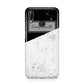 Personalised Day Night Marble Name Initials Huawei P20 Lite Phone Case