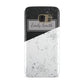 Personalised Day Night Marble Name Initials Samsung Galaxy Case