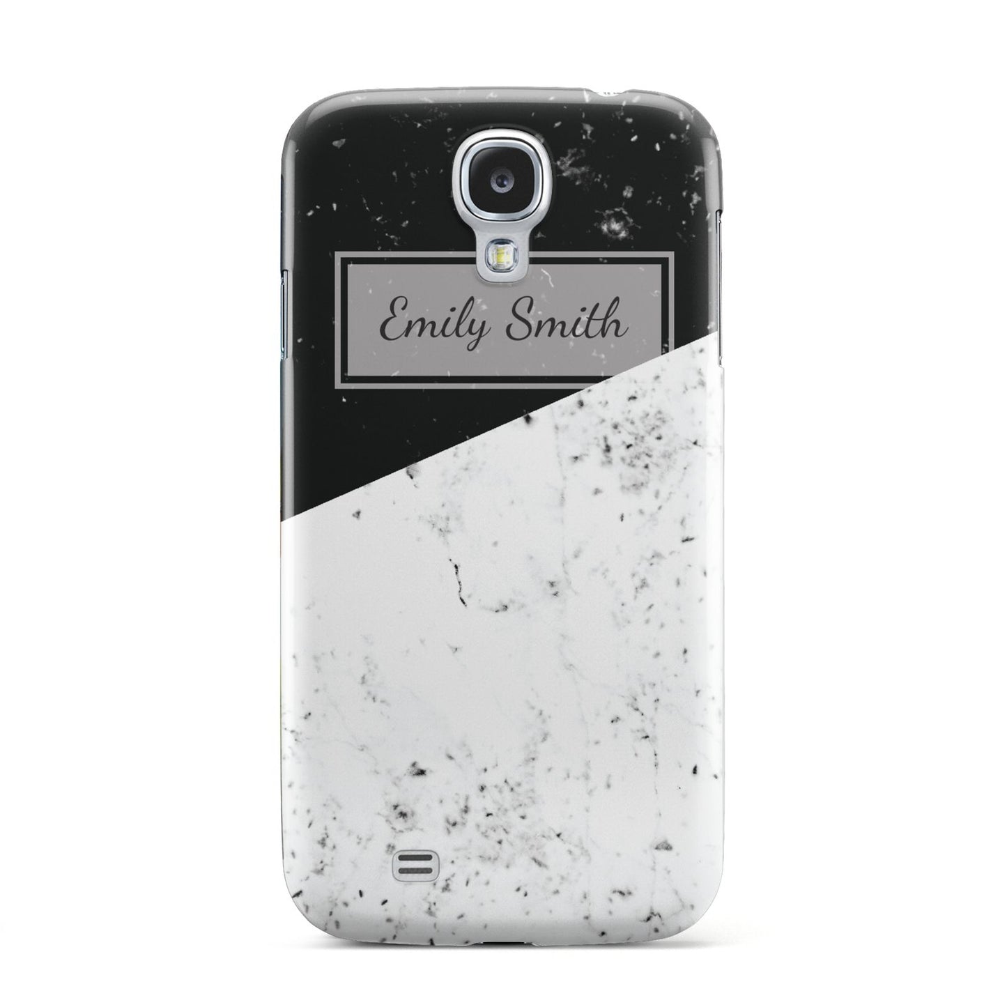 Personalised Day Night Marble Name Initials Samsung Galaxy S4 Case