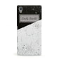 Personalised Day Night Marble Name Initials Sony Xperia Case