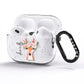 Personalised Deer AirPods Pro Glitter Case Side Image