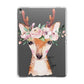 Personalised Deer Apple iPad Grey Case